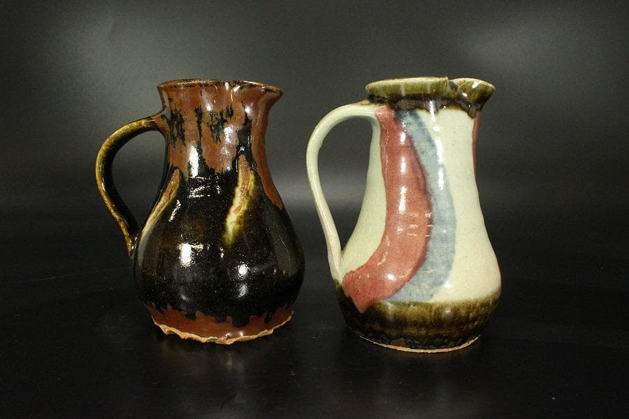 水注 手取花瓶 壱対 恒次作 木箱付(メ1268)