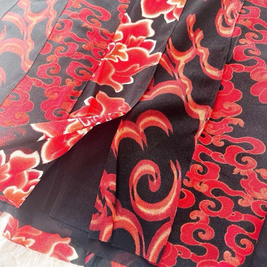 ヴィヴィアンタム 短冊 スカート 花柄 フラワー 中国 チャイナ