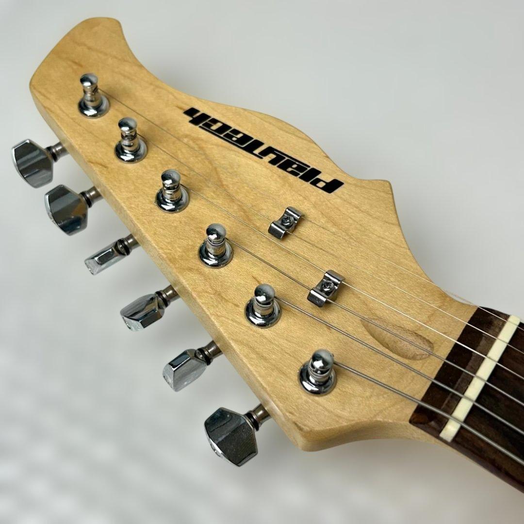 プレイテック　PlayTech　エレキギター　深緑色【ジャンク扱い】