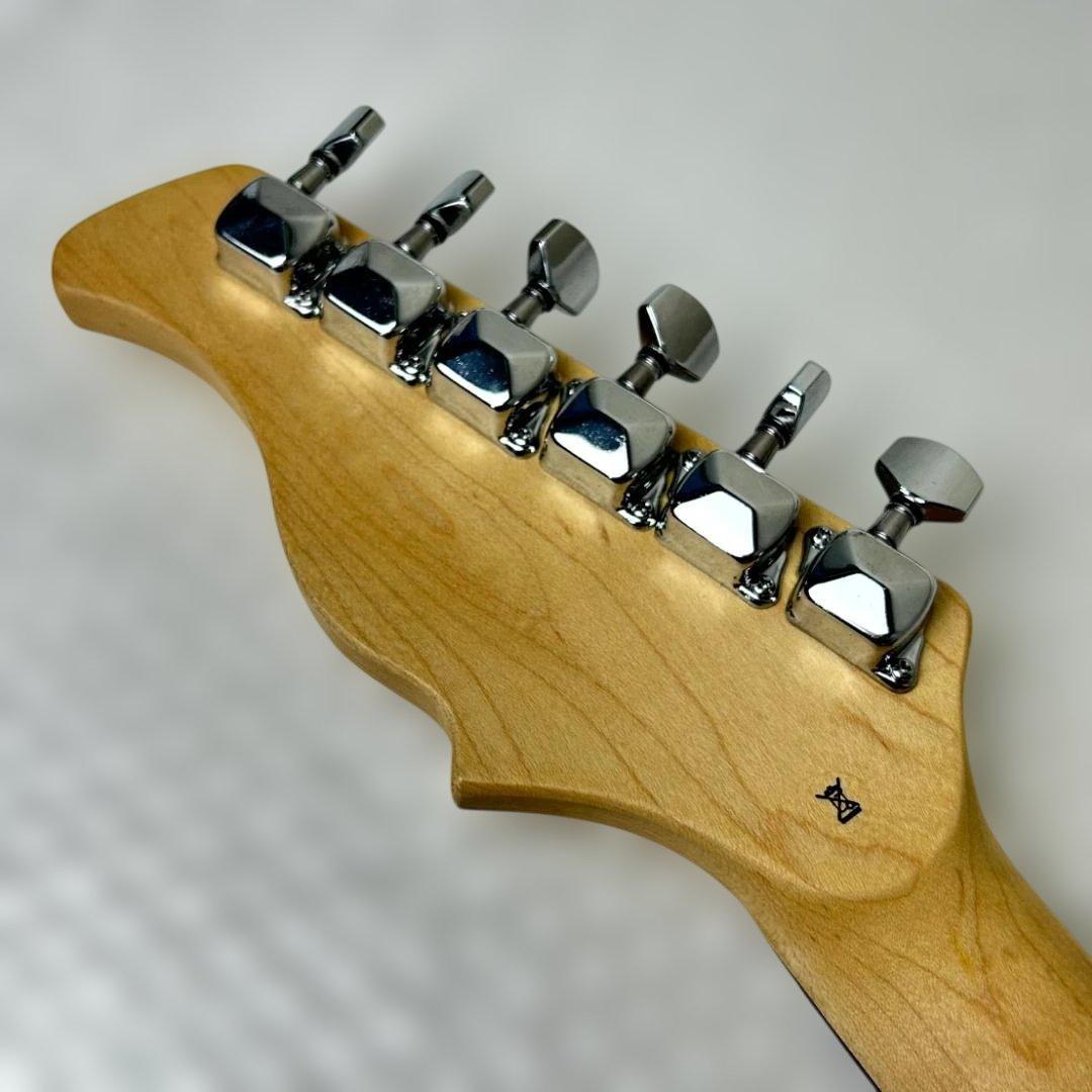 プレイテック　PlayTech　エレキギター　深緑色【ジャンク扱い】