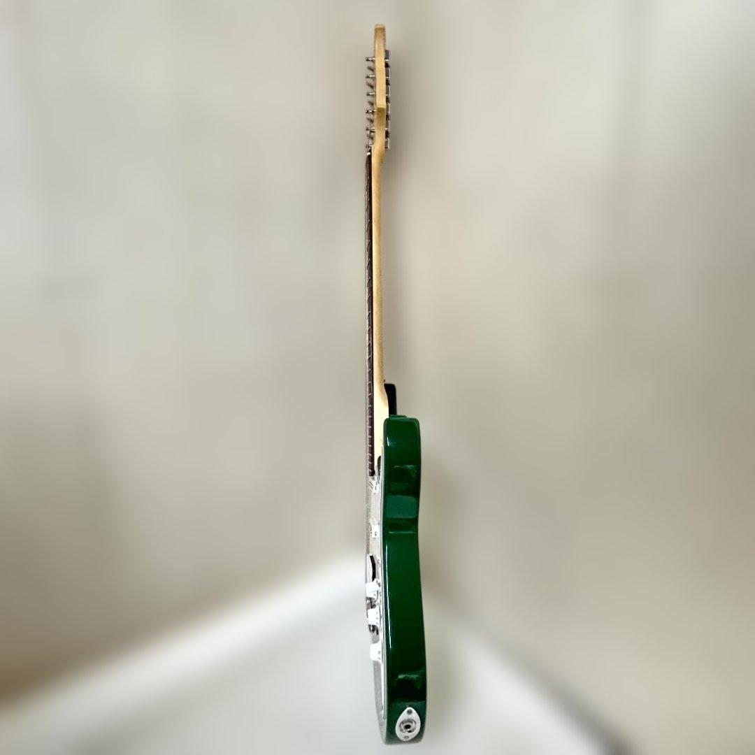 プレイテック　PlayTech　エレキギター　深緑色【ジャンク扱い】