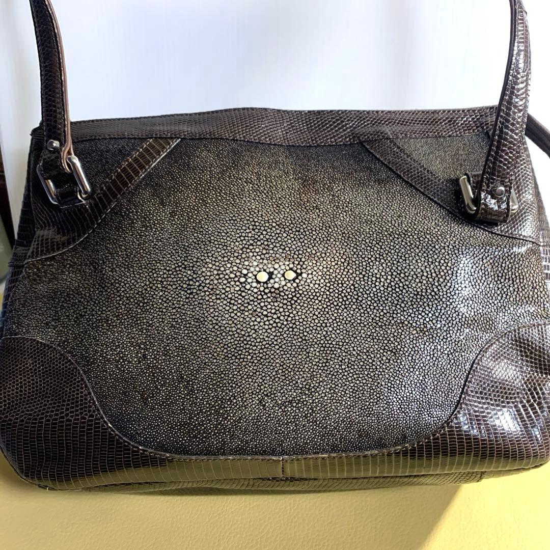 スティングレイ（エイ革）&リザードバック　ポーラ