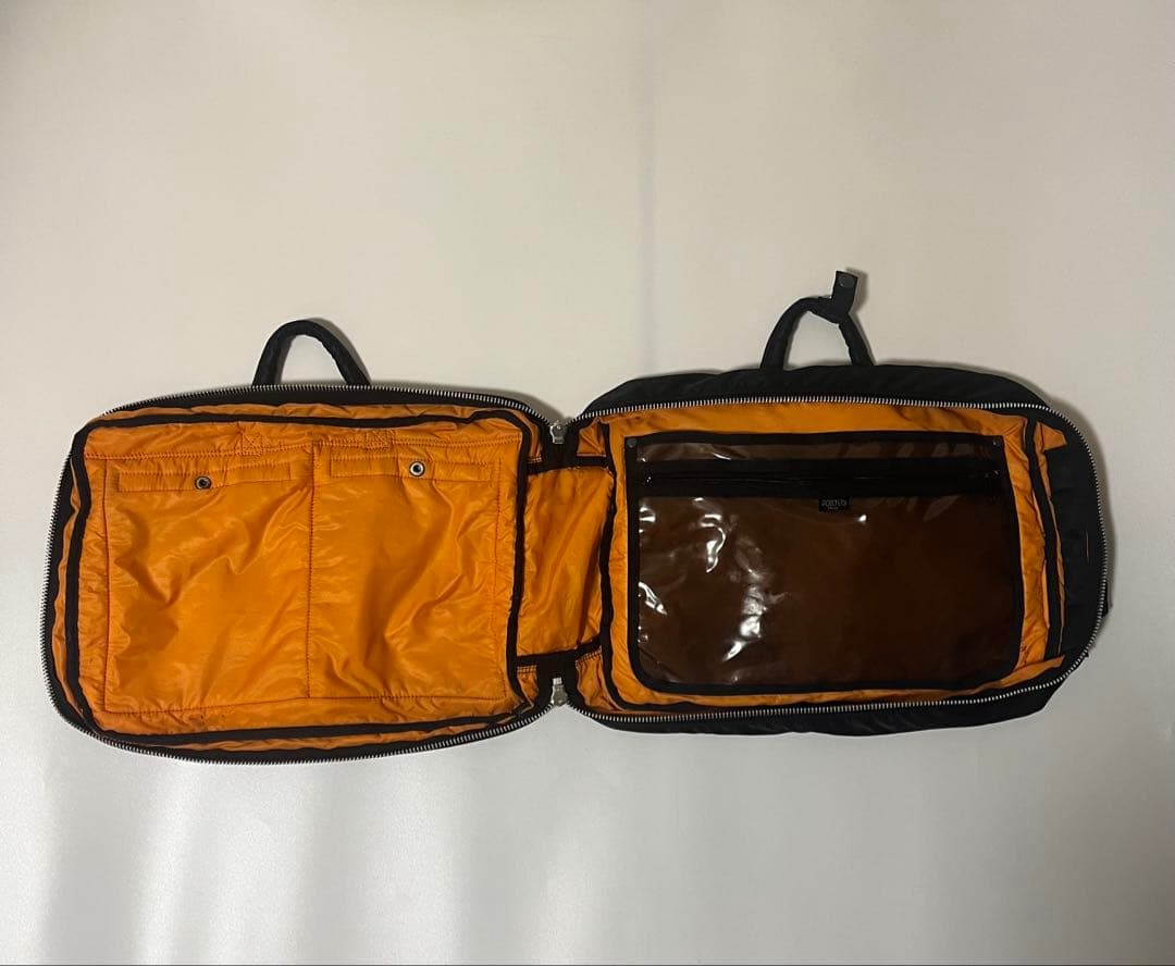 【美品】ポータータンカー3way 黒　ブリーフケース