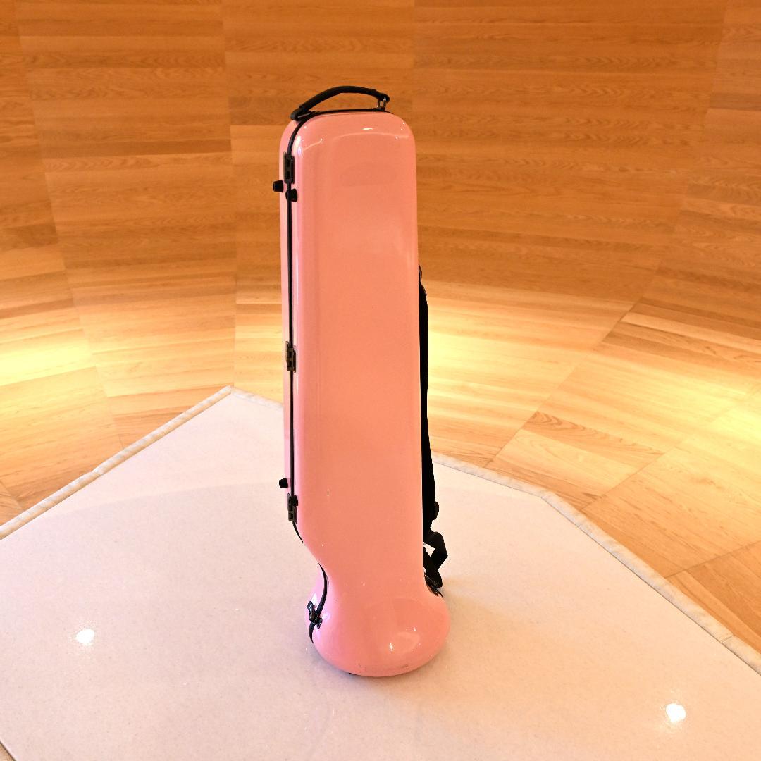 【中古美品】C.C.シャイニーケースII トロンボーン用 パステルピンク