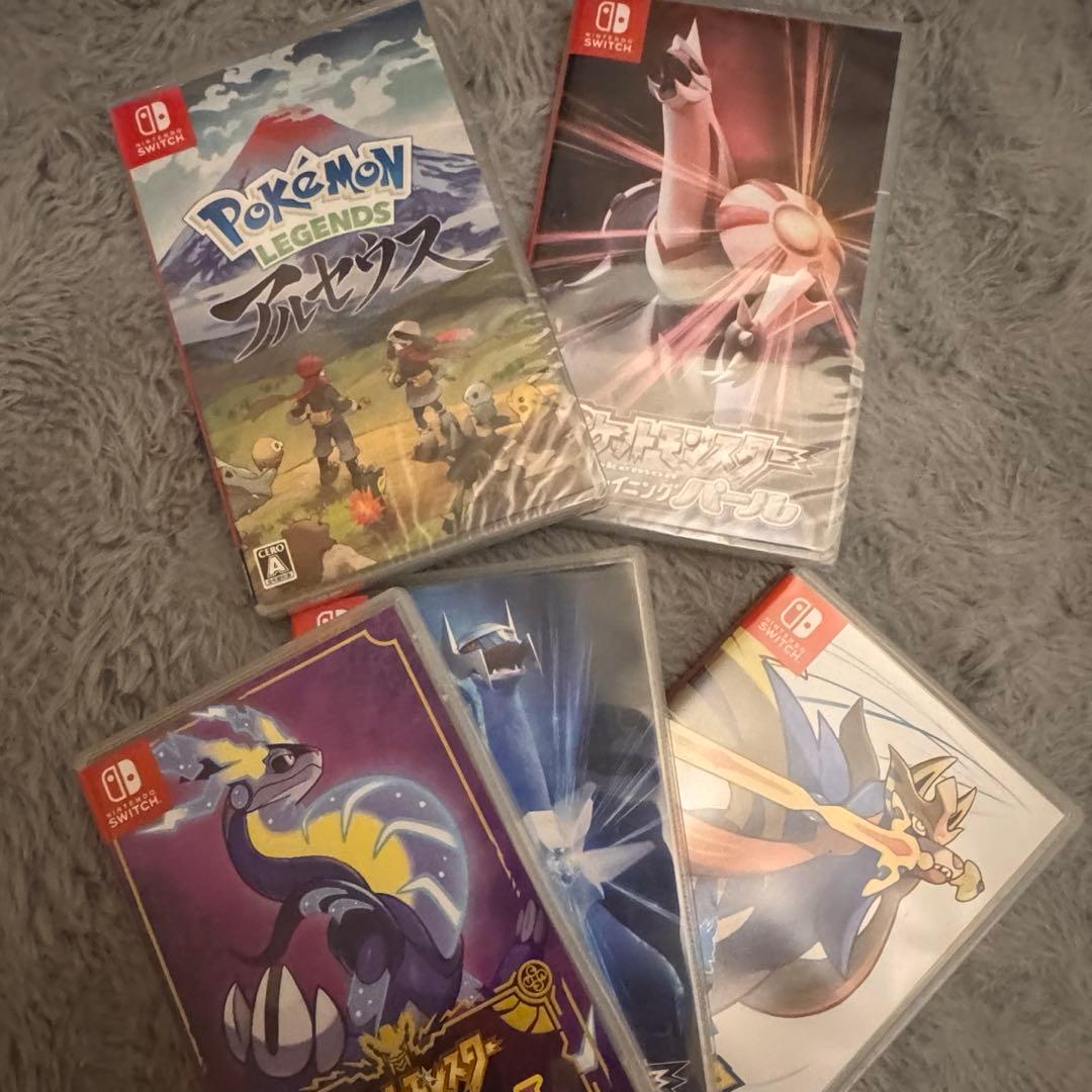 Nintendo Switch ゲームソフト ポケモンセット売り