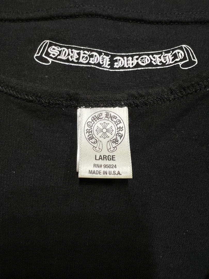 CHROME HEARTS ブラック タンクトップ L 国内正規品