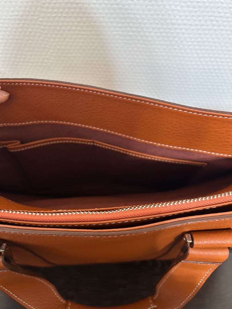 新品未使用✴︎ソメス✴︎ライトブラウンレザー ビジネスバック 男女兼用