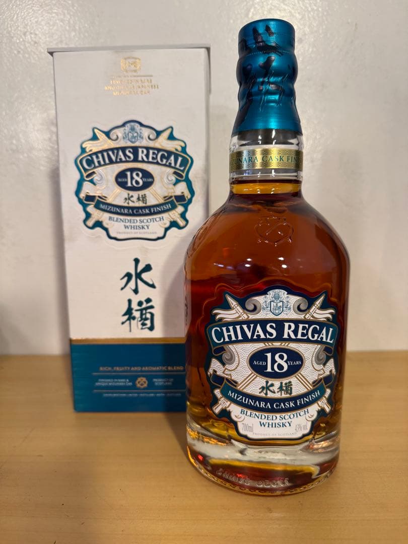CHIVAS REGAL 18年 水楢　箱付