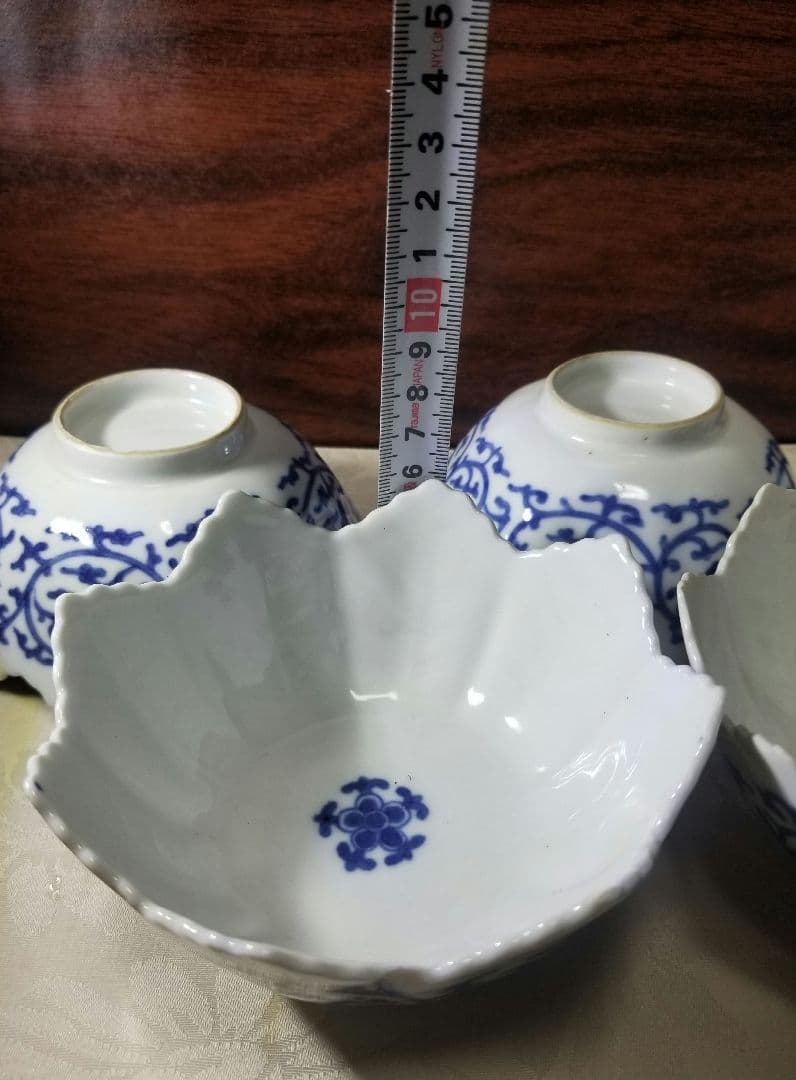 伊万里染め付けヴィンテージ小鉢5客です