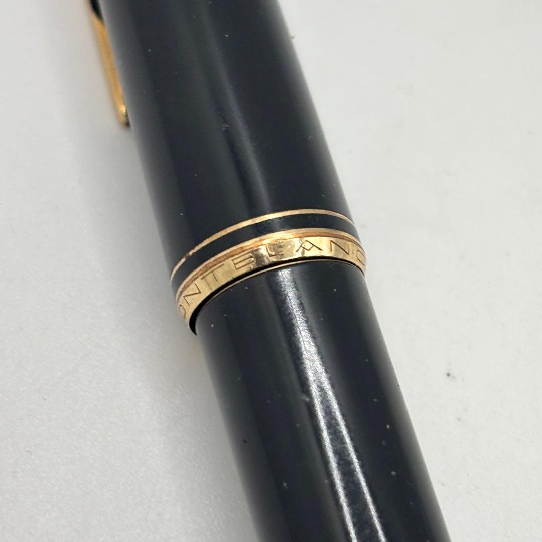 MONTBLANC 万年筆 No,24 青色インクビュー ブラック