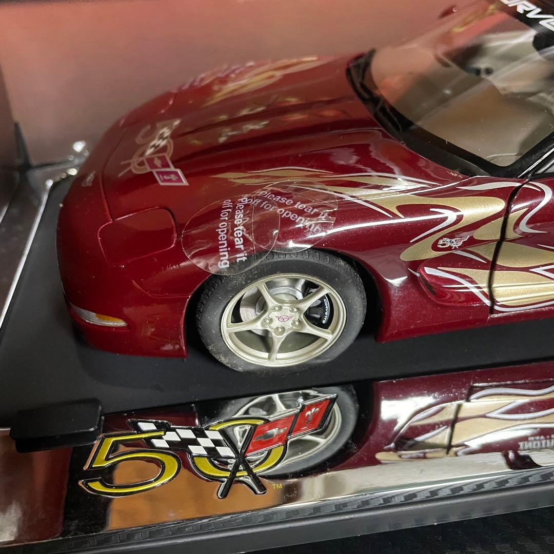 絶版未展示品オートアート1/18シボレー コルベット アニバーサリーコレクション