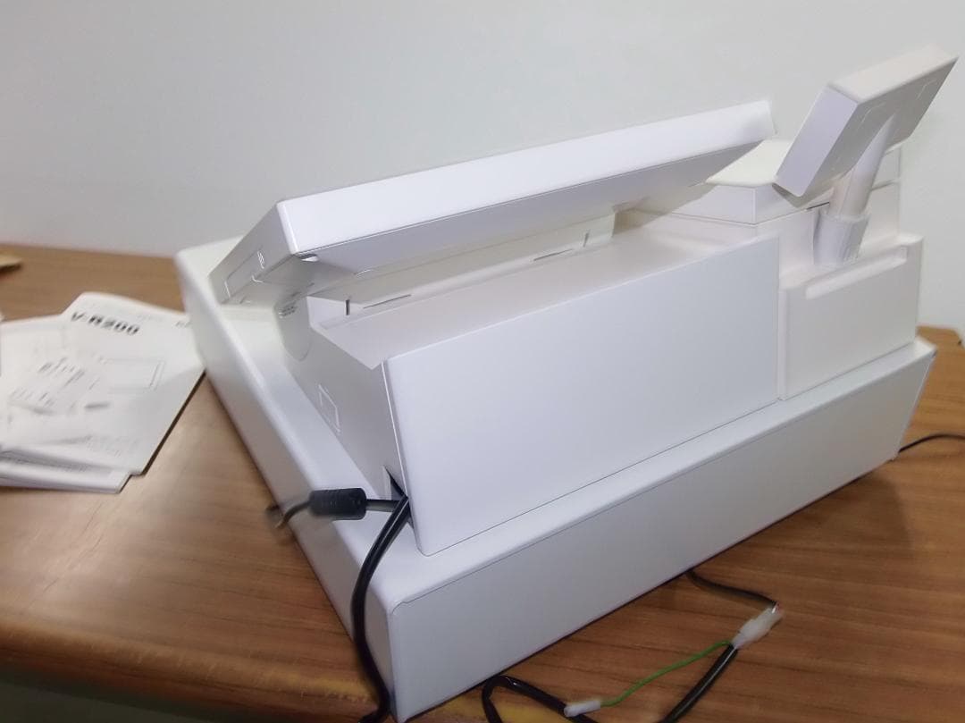 白 設定無料 CASIO V-R200 レジスター 10.4型 250623