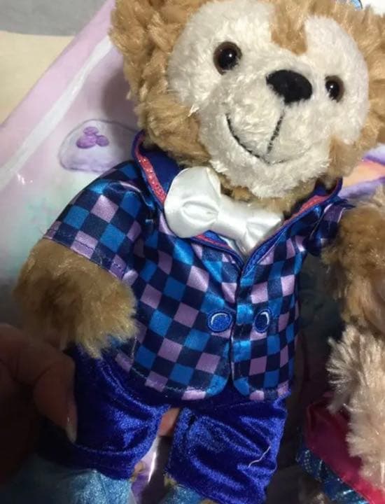 香港ディズニー　ぬいぐるみ　ss　ダッフィー　フレンズ　ジェラトーニ　周年