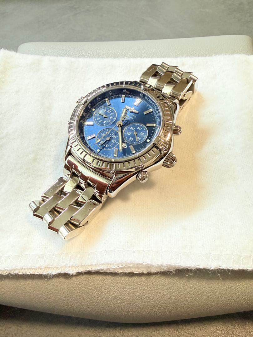 オーバーホール済 ブライトリング A35312 シャドウフライバッククロノグラフ