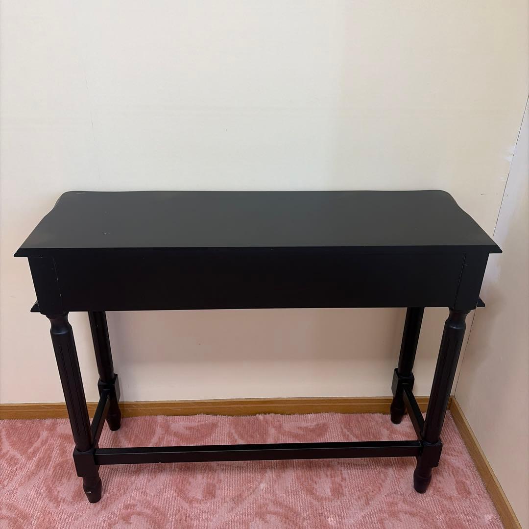 コンソールテーブル アンティーク風 黒 ゴシック ヴィンテージ風
