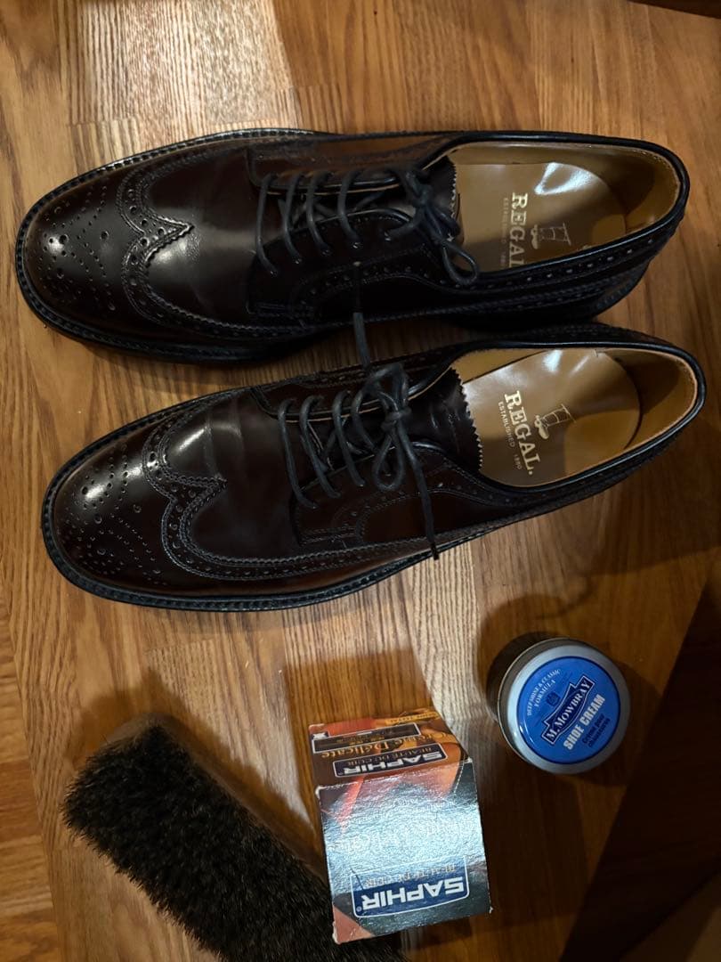 ★★ REGAL ダークブラウン　ウィングチップ ビジネス　超美品　★★