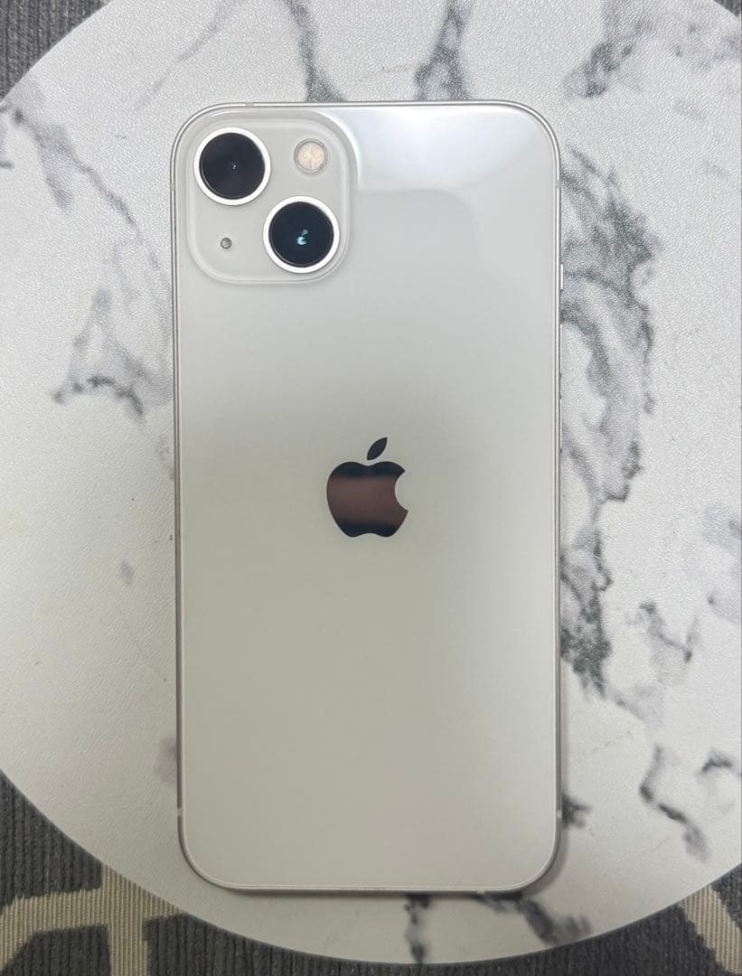 【美品】iPhone 13 ホワイト 128GB SIMフリー 本体 箱付き