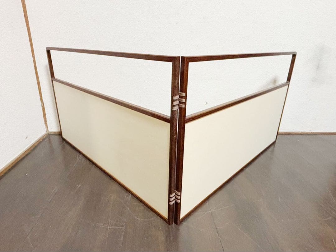 ほぼ未使用 茶道具 雲鵬 風炉先屏風 裏白 上透かし 両面使い 炉風炉兼用