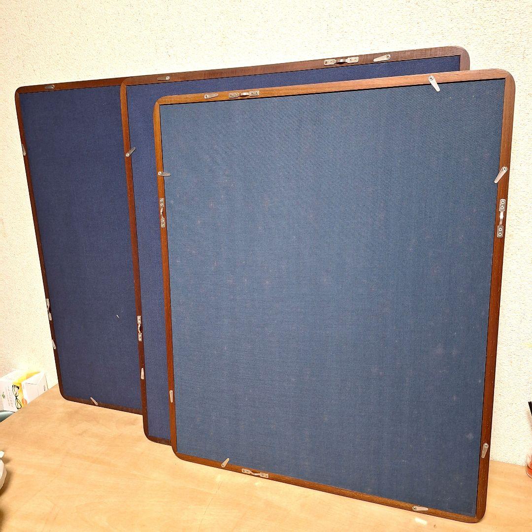 書道　額縁　3枚　木製　縦長　縦長　未使用