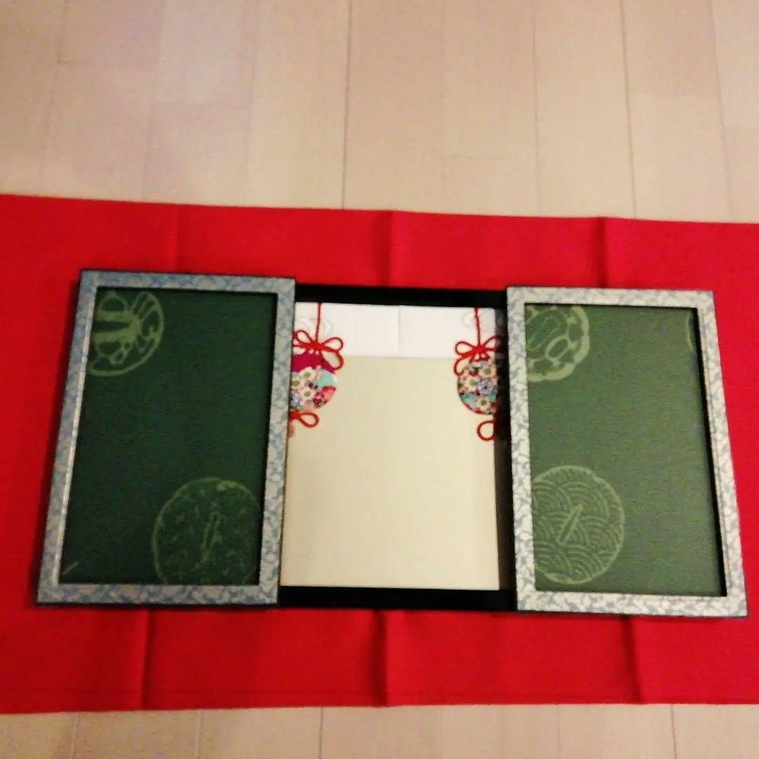 ひな祭り飾り屏風(刺繍)『山口真木』作品