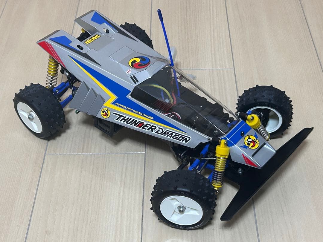 タミヤ スコーチャー シャーシ 当時物 サンダードラゴン ボディ 復刻版 メカ付