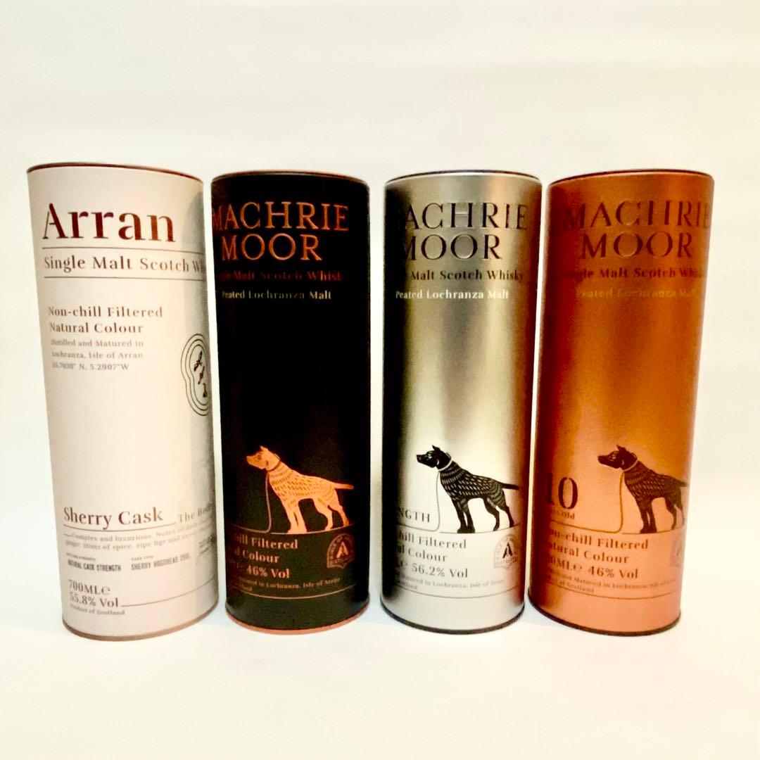 アランシェリーカスク、 マクリームーア、カスクストレングス、10年 4本セット