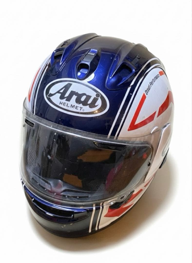 Arai RX-7X ステートメント白　バイク　ヘルメット
