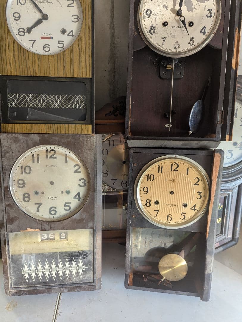 振り子掛時計　パーツまとめ