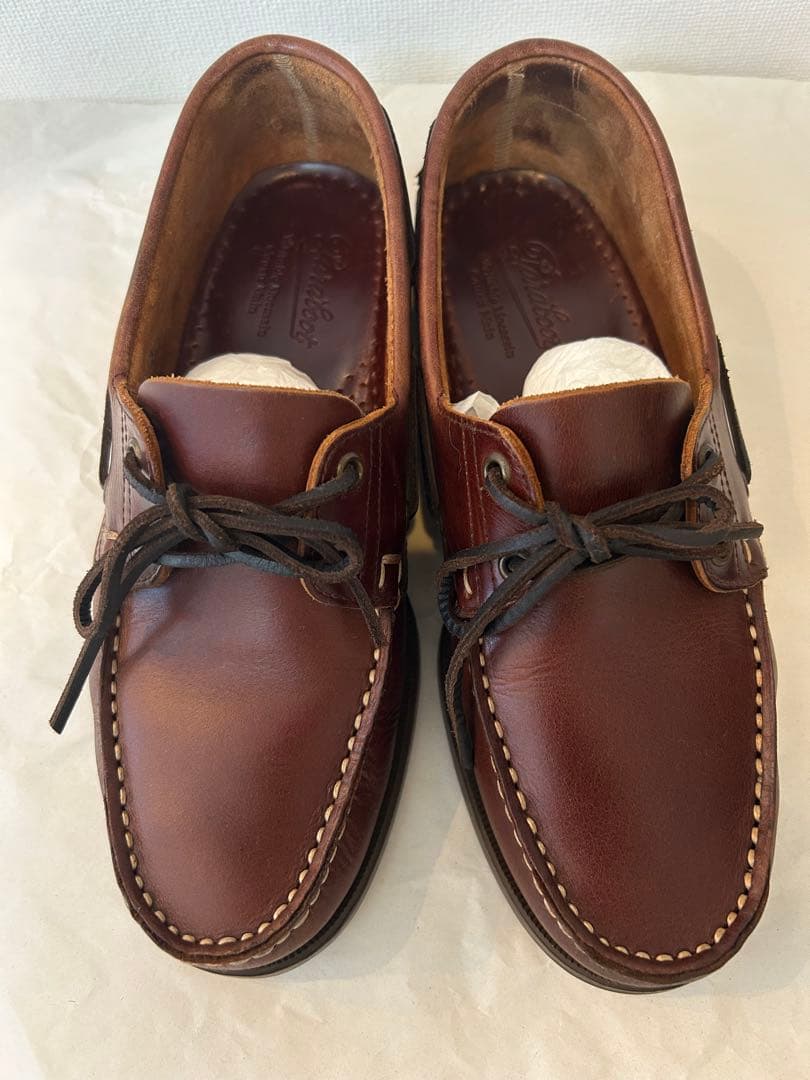 靴 Paraboot BARTH/MARINE MARRON-AMERICA 6.5
