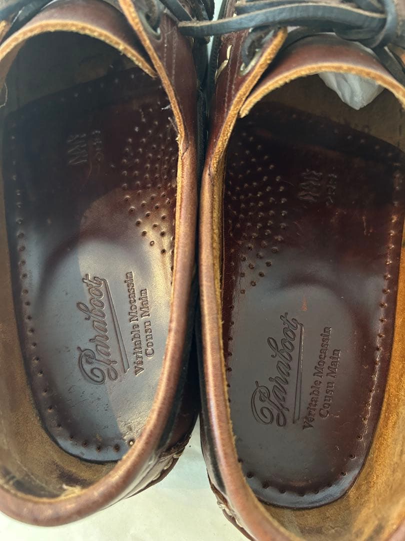 靴 Paraboot BARTH/MARINE MARRON-AMERICA 6.5