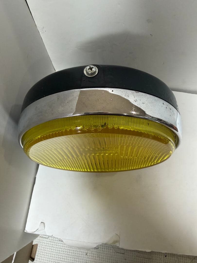 当時物SUZUKI刻印IPF凹レンズ付きヘッドライトASSYGT380GS400