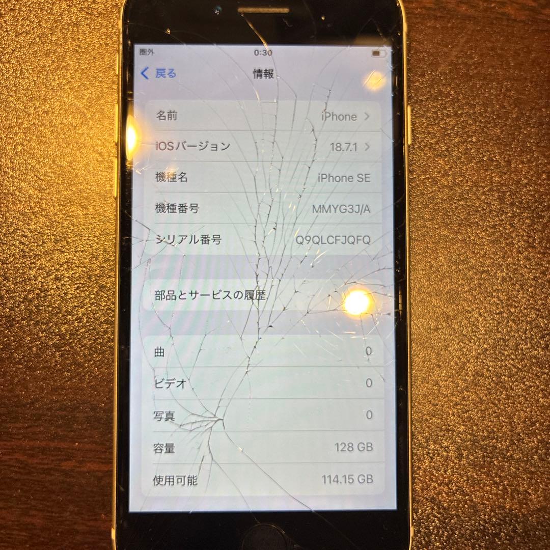 iPhone SE本体第3世代ジャンク品