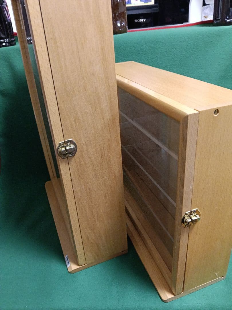 ナカバヤシ・ディスプレイケース 2台セット。