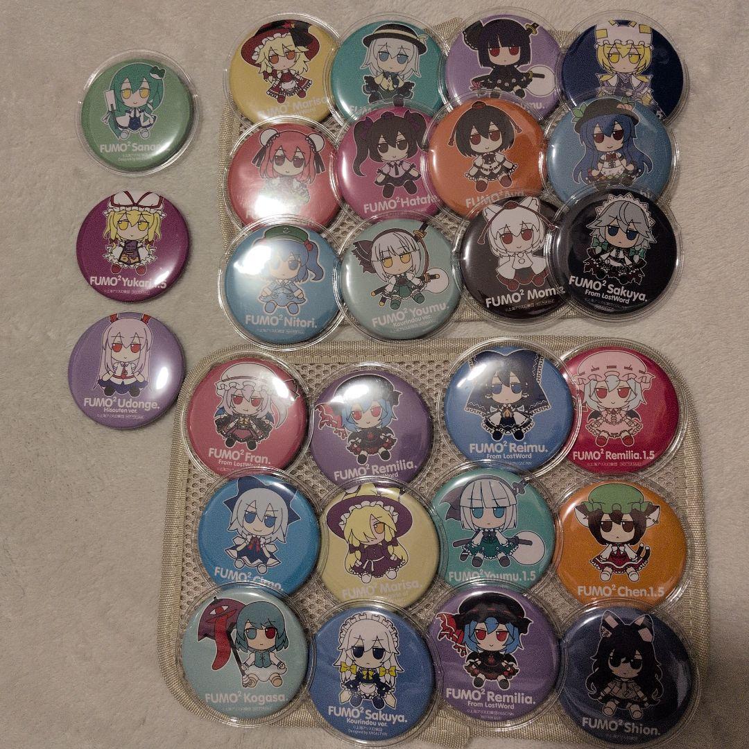 ふもキャラクター缶バッジセット 27個