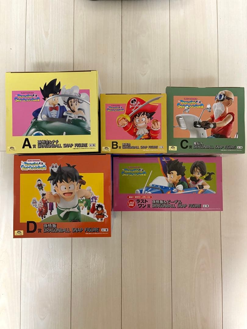未開封　ドラゴンボール　一番くじ　スナップコレクション2 5点セット