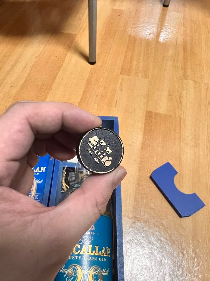 マッカラン 30年　ブルーラベル　空ボトル　空瓶　箱付き