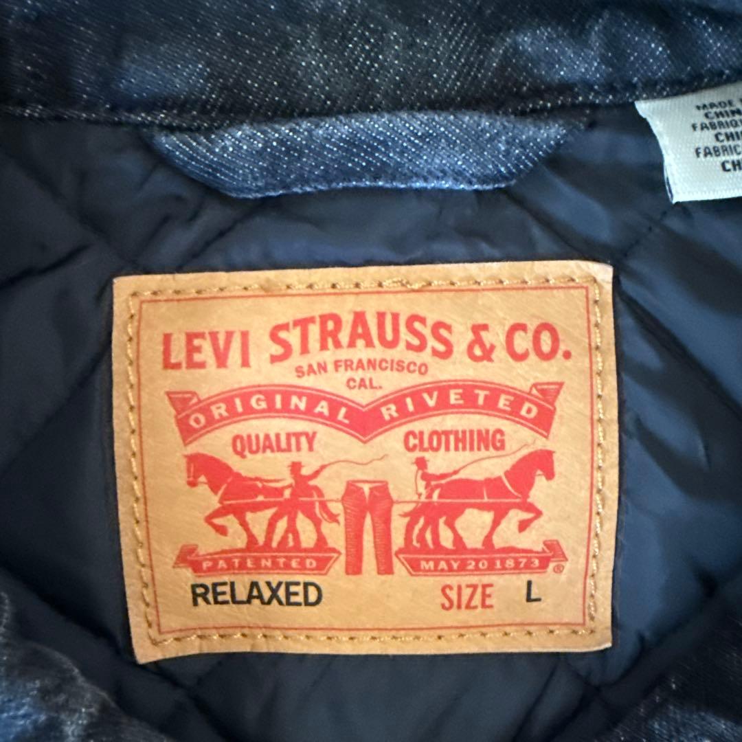 8*6様 リーバイス　ブラックデニム　サンタフェジャケット L