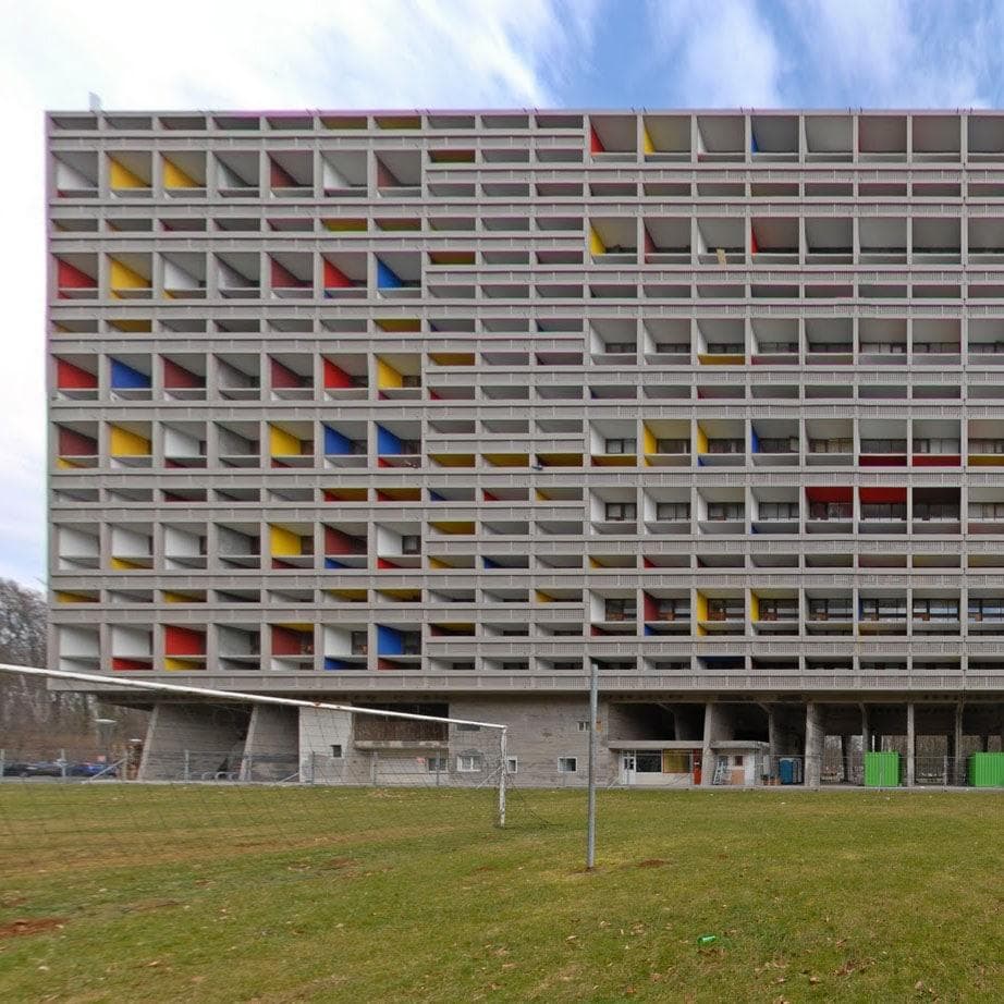 額装済/ユニテ ダビタシオン/ル コルビジェ/インテリア/アート/ポスター