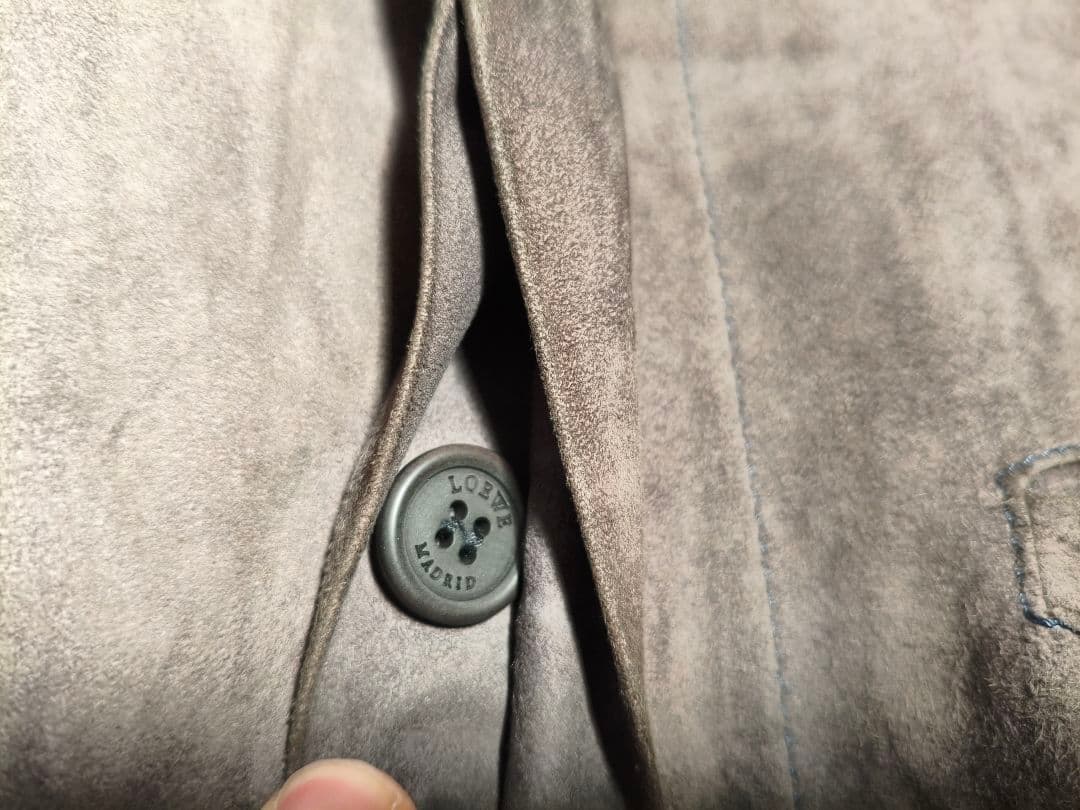 ジャケット・アウター LOEWE Suede Leather Shirt Jacket 52