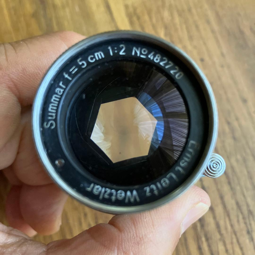 [山崎磨き]Leica Summar 5cm f/2 レンズ