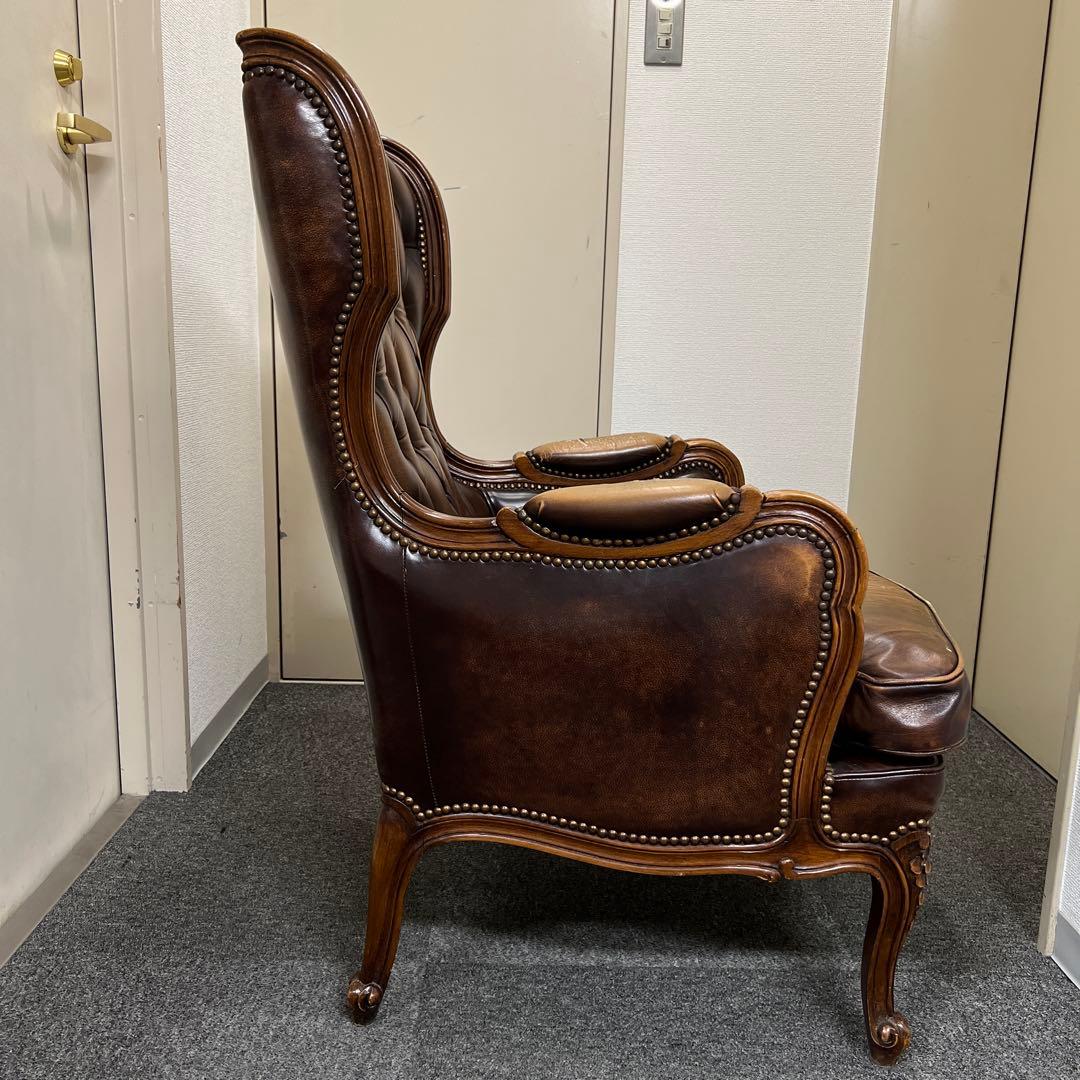 アンティーク調 チェスターフィールド ヴィンテージ ヴィクトリアン 彫刻 猫脚