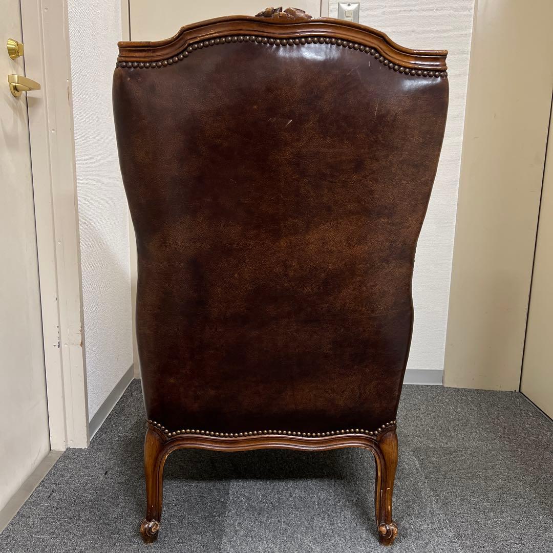 アンティーク調 チェスターフィールド ヴィンテージ ヴィクトリアン 彫刻 猫脚