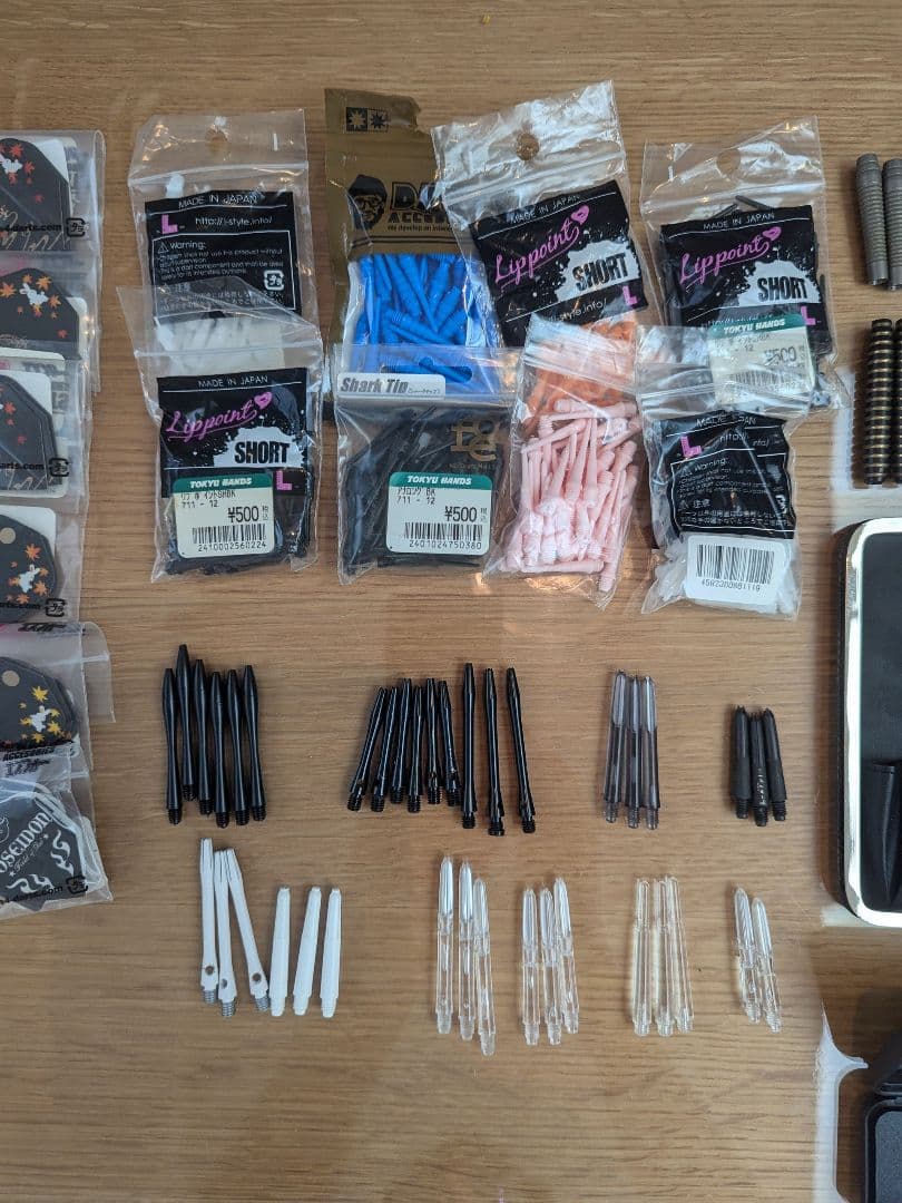 ダーツフライト・シャフト・ケース・バレルセット