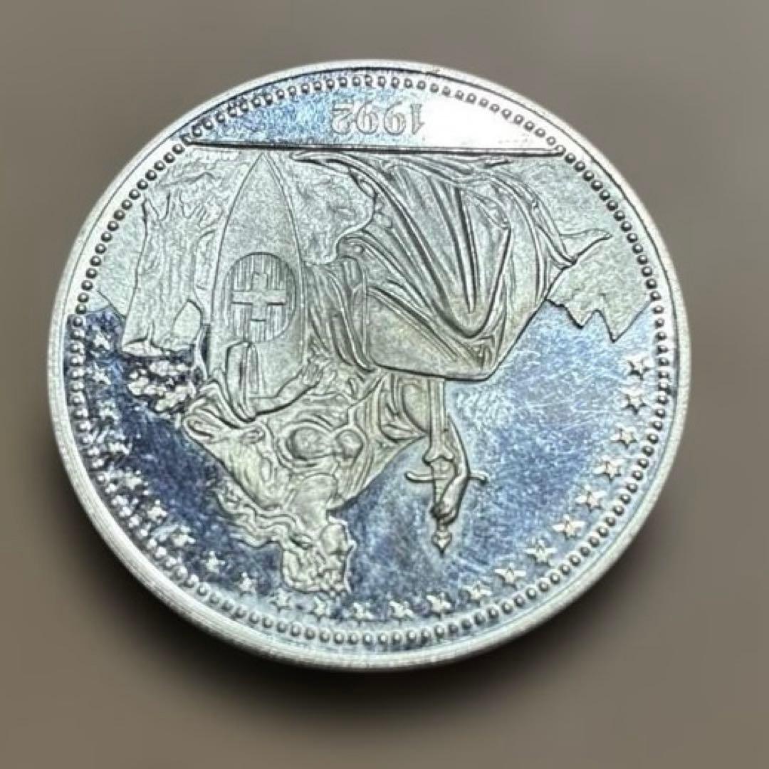 な*い様 旧スイス記念銀貨