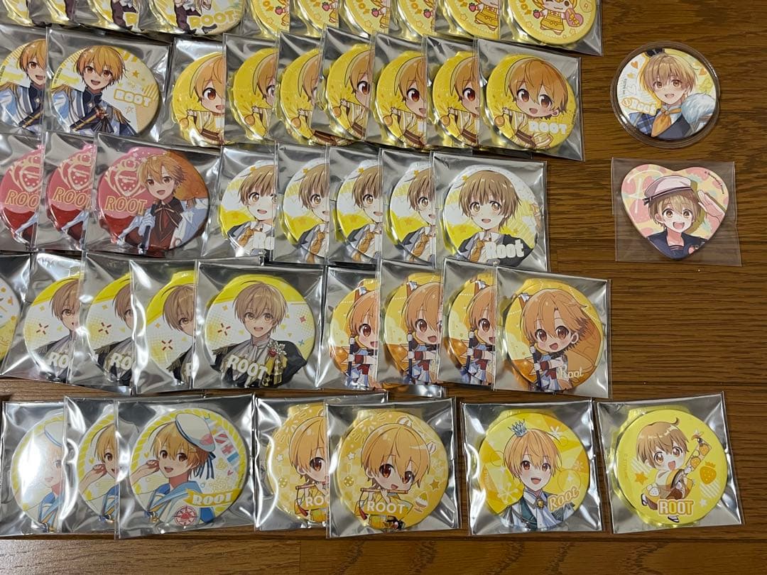 るぅとくん 缶バッジ 63個セット