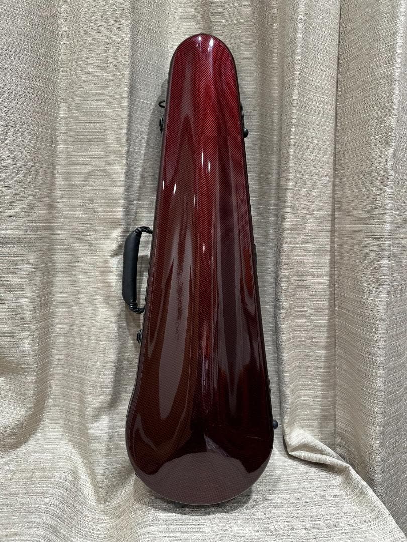 【カーボンマック】バイオリンケース CFV-2 スリム ワインレッド 中古