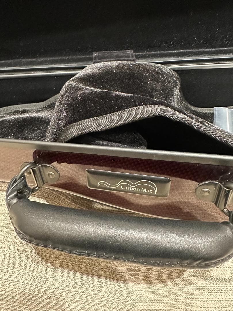 【カーボンマック】バイオリンケース CFV-2 スリム ワインレッド 中古