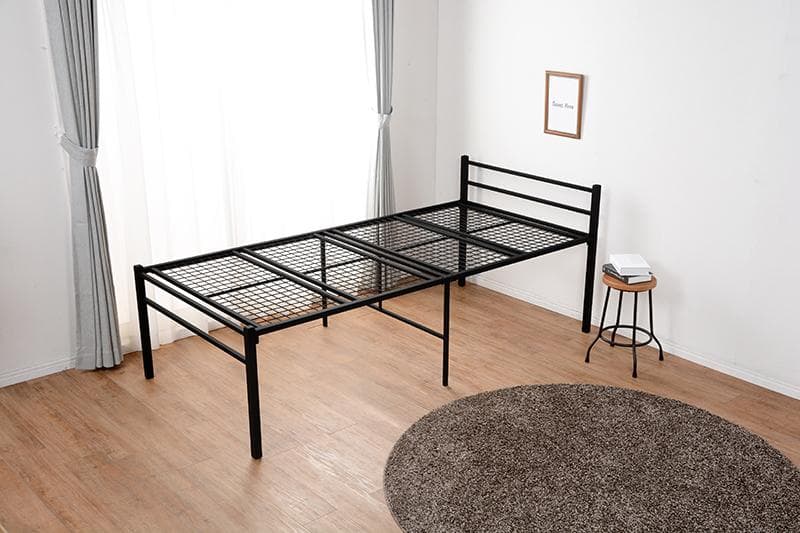 アウトレット　　シングルベッド ハイタイプ　ブラック