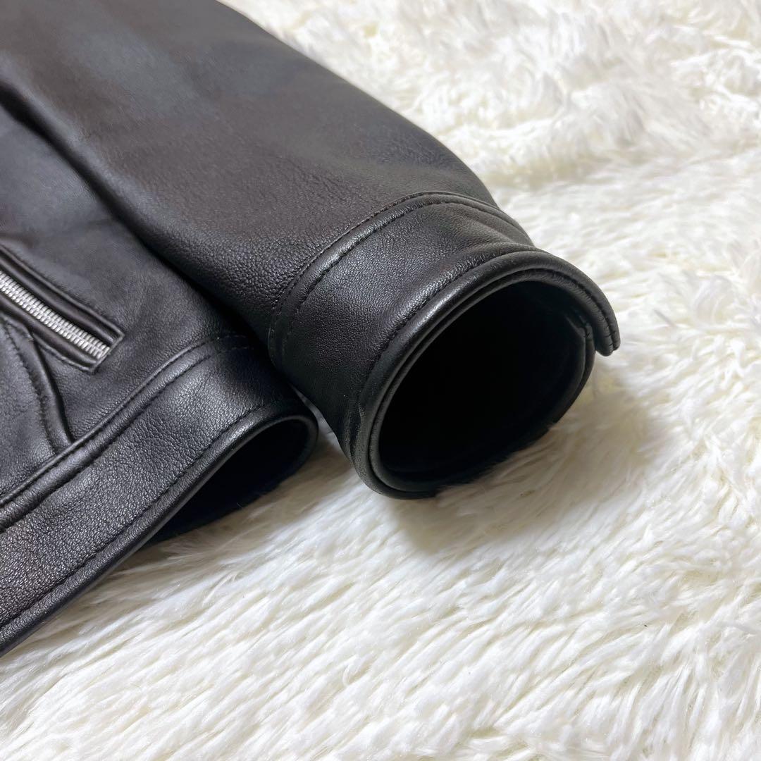 【美品】Nowadays MEN'S BIGI レザージャケット シングル 4