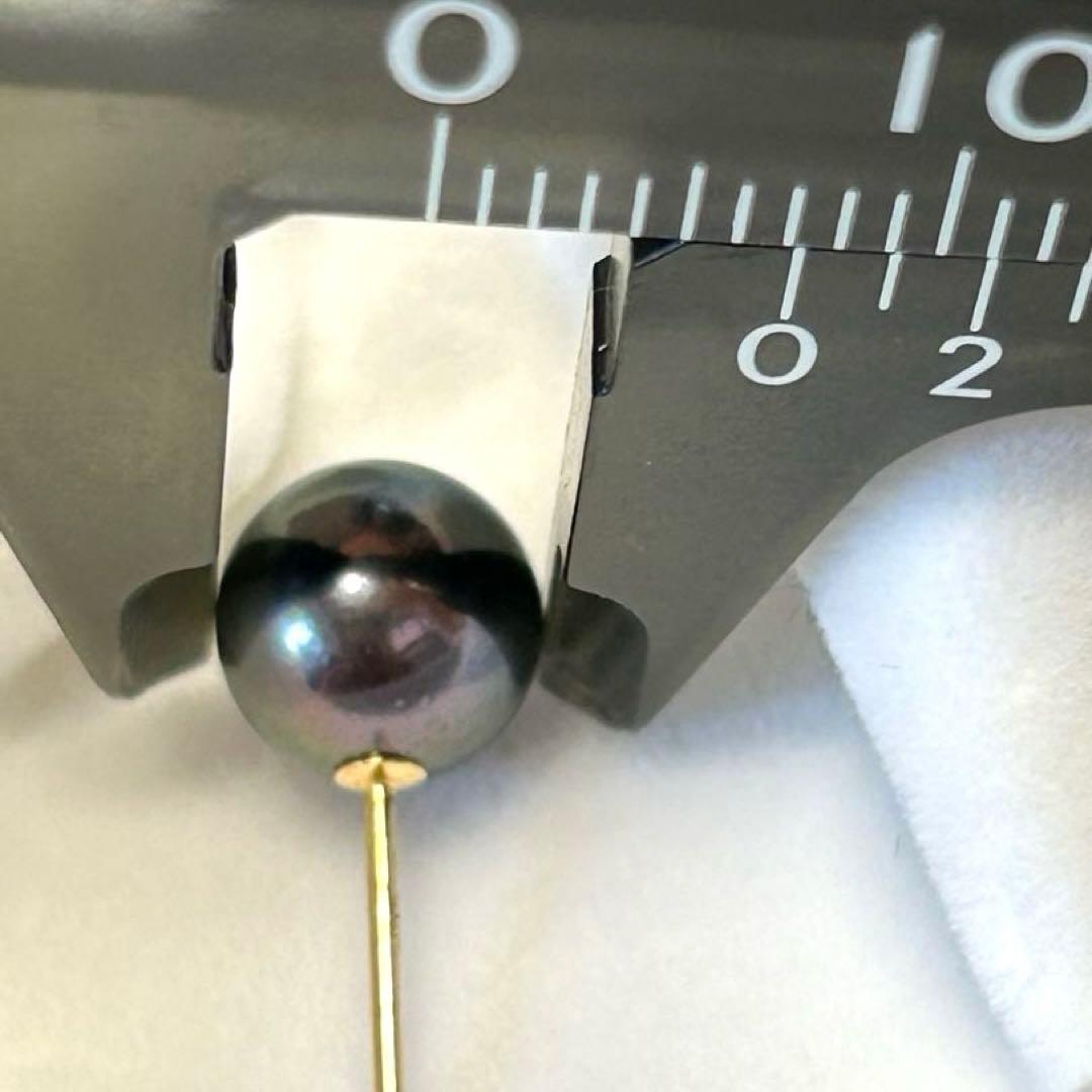 あこや本真珠　k18ピンクグリーン系ピアス(両耳用)